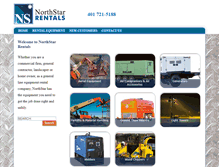 Tablet Screenshot of northstarrental.com